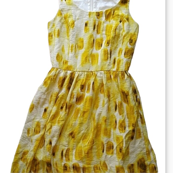 LAST CHANCE! Antonio Melani Yellow Print Sundress - Picture 8 of 10
